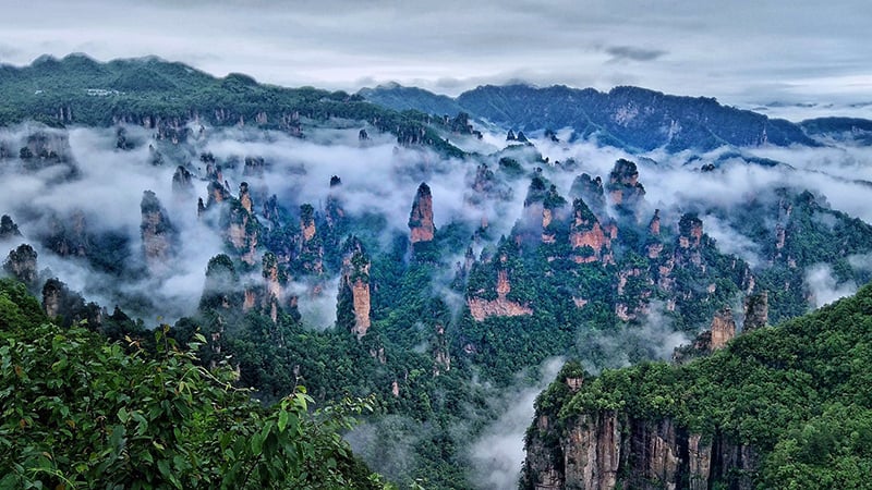 Ciudad de Zhangjiajie