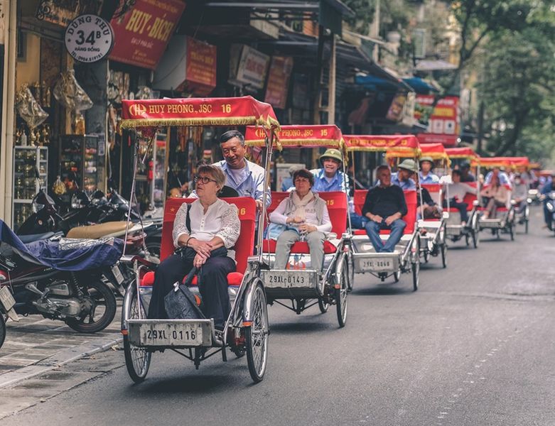 Paseo en triciclo por Hanói